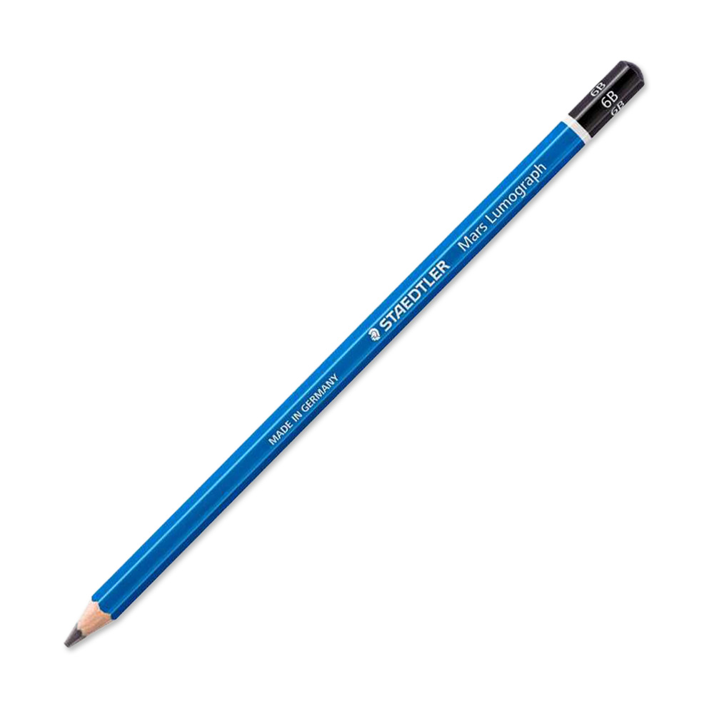 Lápiz Grafito Técnico Lumograph 100 6B Staedtler