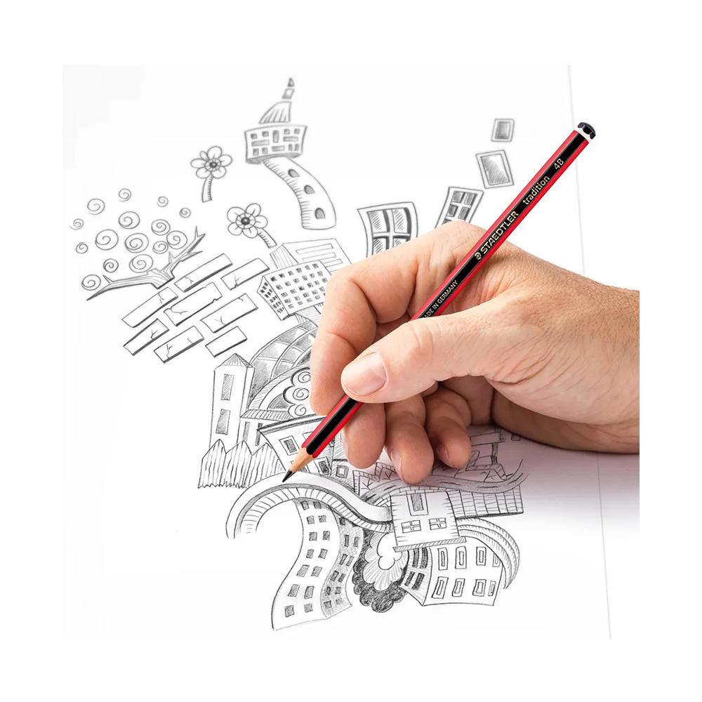 Lápiz Grafito Técnico Tradition 110 4B Staedtler - Imagen 3