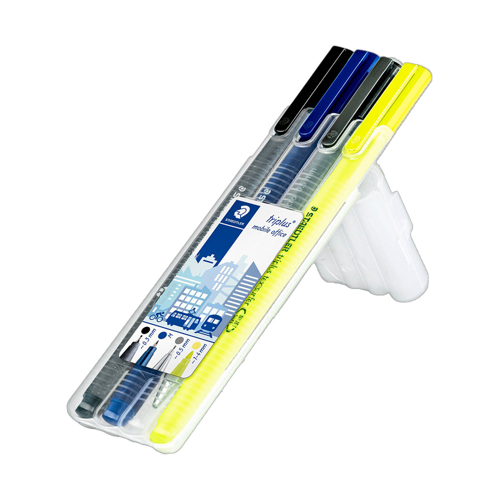Set Triplus Bolígrafo/Fineliner/Destacador/Portaminas 0.5 Staedtler - Imagen 2
