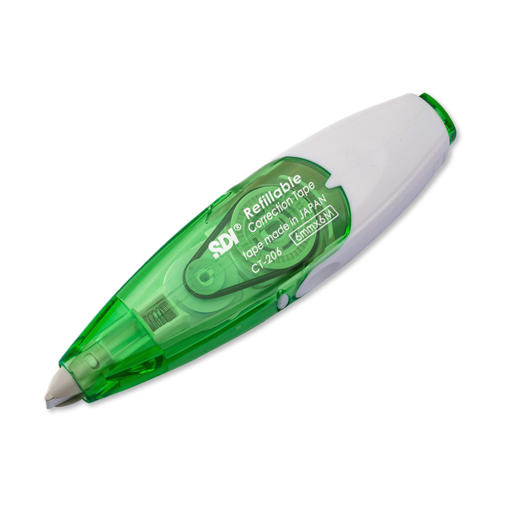 Cinta Correctora 6mm x 6mt Verde Sdi - Imagen 2
