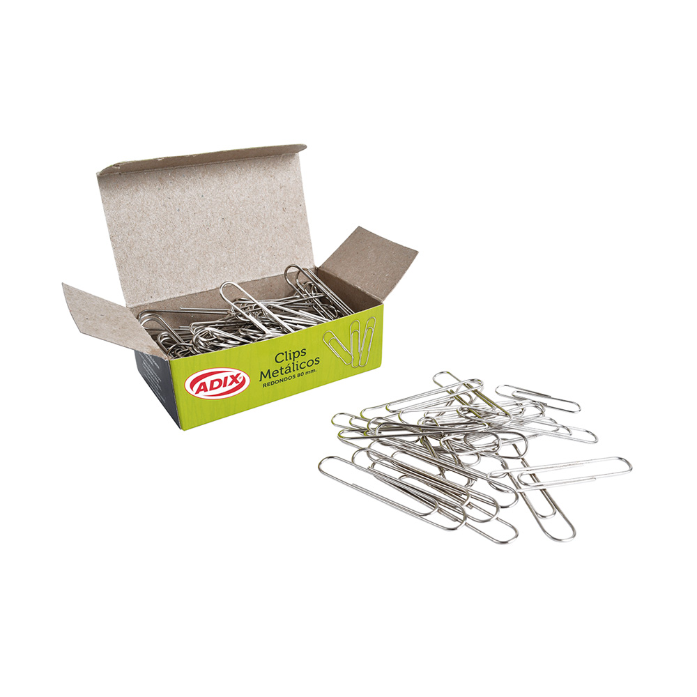 Clip Metal Punta Redonda 80 mm 50 unidades - Imagen 2