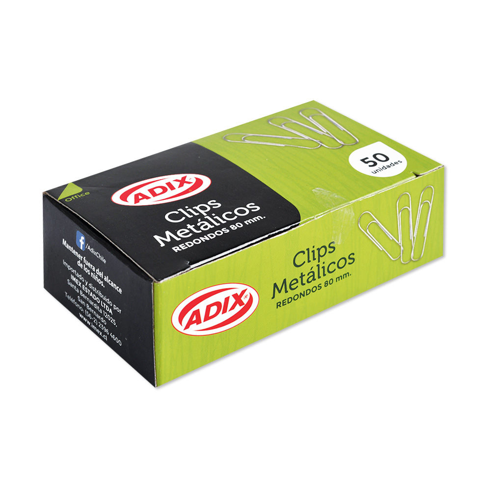 Clip Metal Punta Redonda 80 mm 50 unidades - Imagen 3