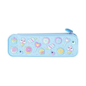 Estuche Escolar Diseños Celeste Adix