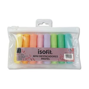 Set 8 Mini Resaltadores Pasteles Isofit