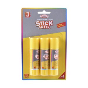 Set Pegamento Barra 3 Uds 15g Artel
