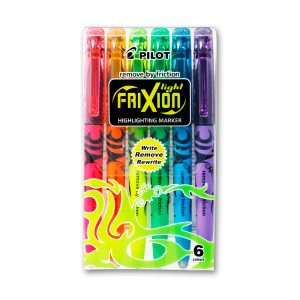Set 6 Resaltadores Borrables Frixion Light Punta Biselada Pilot