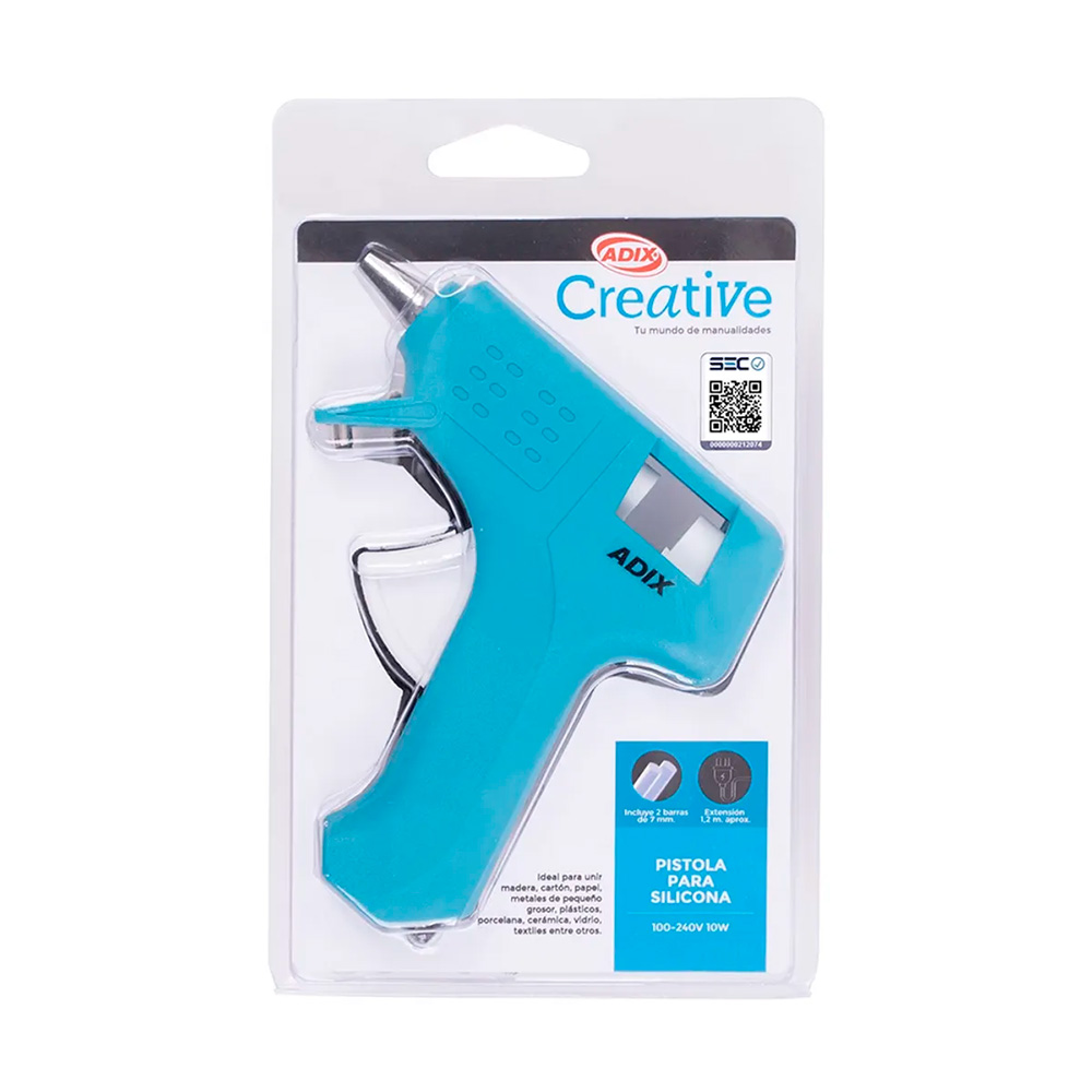 Pistola Silicona 10w Celeste Creative