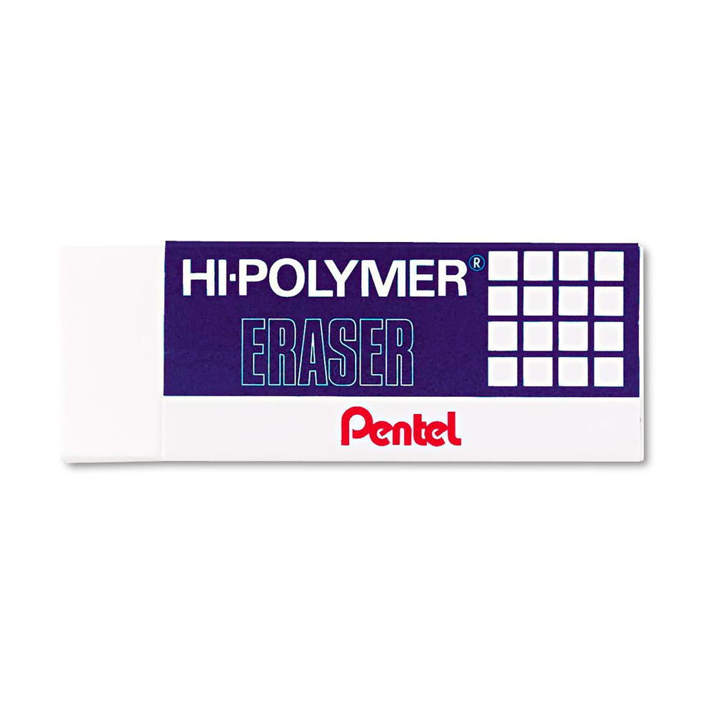 Set 3 Goma Borrar Hi-polymer Mediano Pentel - Imagen 3