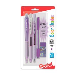 Set Escritura Color Shadow Writing 0.7mm 5 Piezas Violeta Pentel